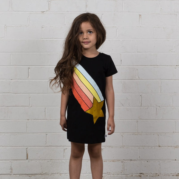 Hoot Kid - Rainbow Galaxy Dress | milk + ginger