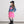 Load image into Gallery viewer, Hoot Kid - The BFF Party Dress - Washed Navy/Hot Pink | milk + ginger