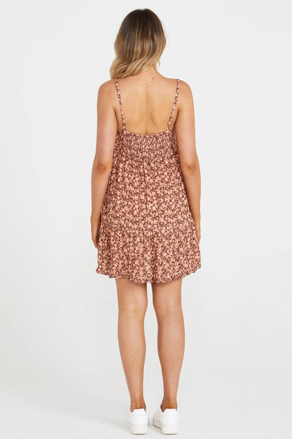 Sass - Juliet Mini Dress - Musk Field