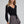 Load image into Gallery viewer, Lilya - Knit Wrap Top - Black