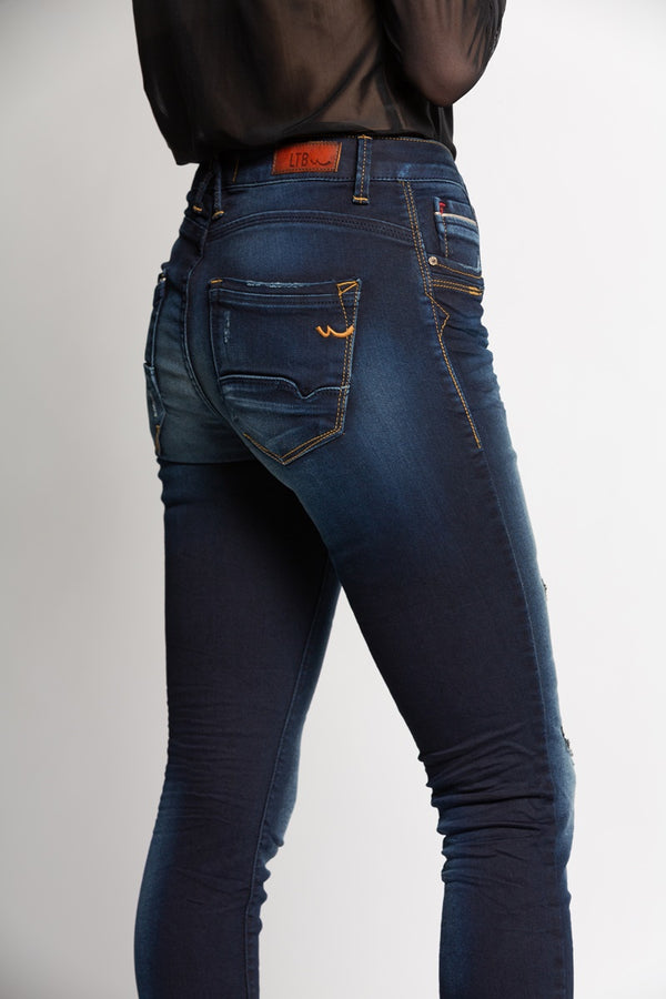 LTB - Ramona - Nevina Wash Mid Rise | milk + ginger