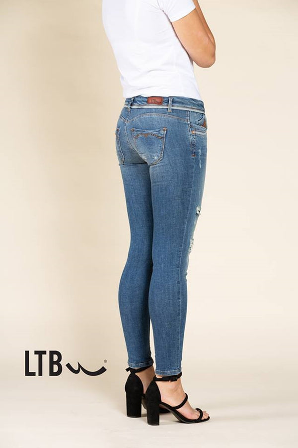LTB - Fara Divine Wash Low Rise Slim | milk + ginger