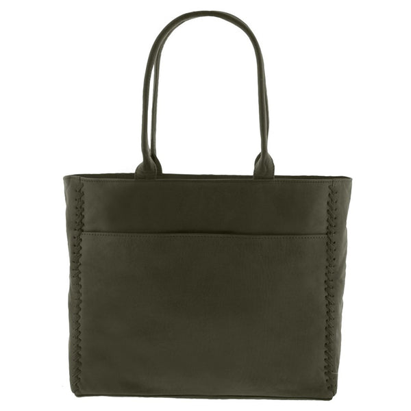 Gabee - Lennox Leather Tote | milk + ginger