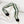 Load image into Gallery viewer, Louenhide - Santana Guitar Strap - Silver Green