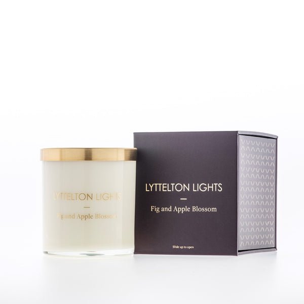 Lyttelton Lights - Medium Candle - Fig & Apple Blossom | milk + ginger