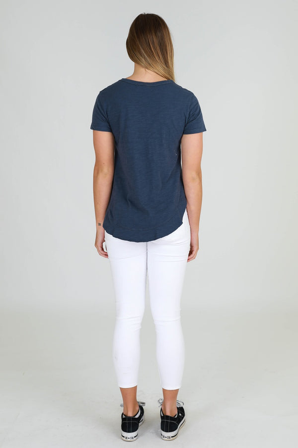 3rd Story - Paddington Tee - Navy | milk + ginger