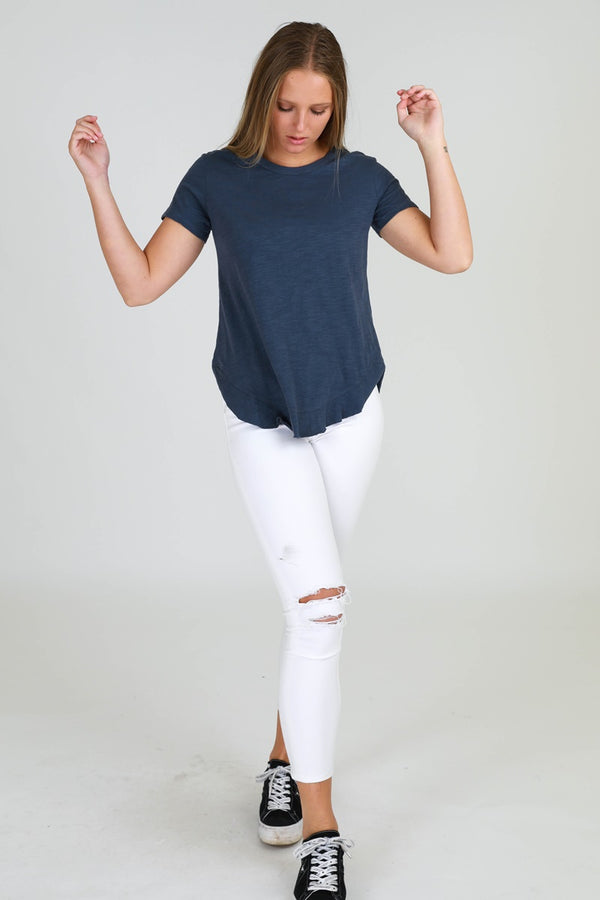 3rd Story - Paddington Tee - Navy | milk + ginger