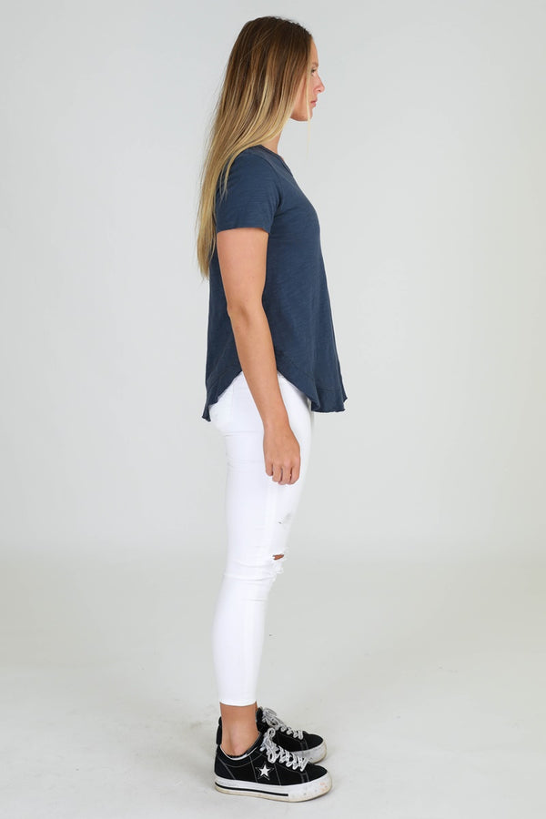 3rd Story - Paddington Tee - Navy | milk + ginger