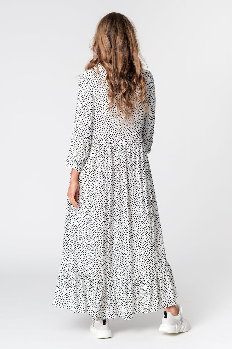 Shop Stella Gemma Odette Dress Dalmatian milk ginger