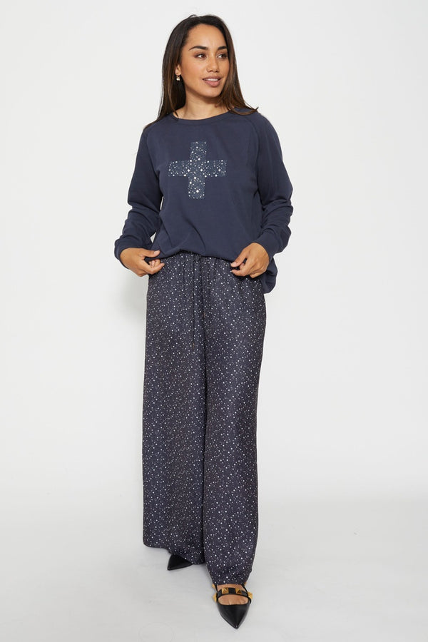 Stella + Gemma - Midnight Stars Sweater