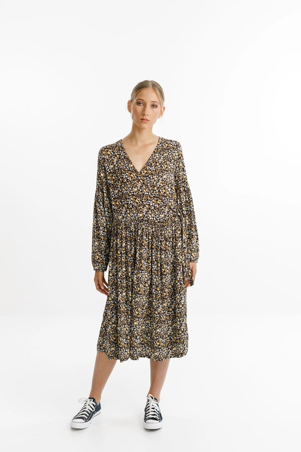 Thing Thing - Wrapped Up Dress - Autumn Leaf | milk + ginger