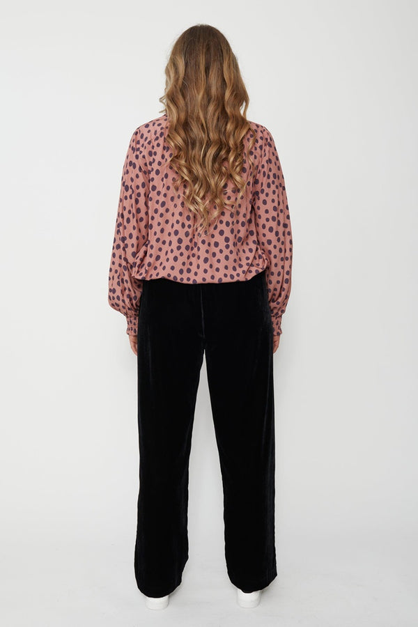 Stella + Gemma - Tyra Shirt - Mulberry Spot