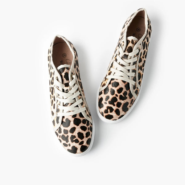 Walnut Melbourne - Chyka Sneaker - Black Leopard | milk + ginger