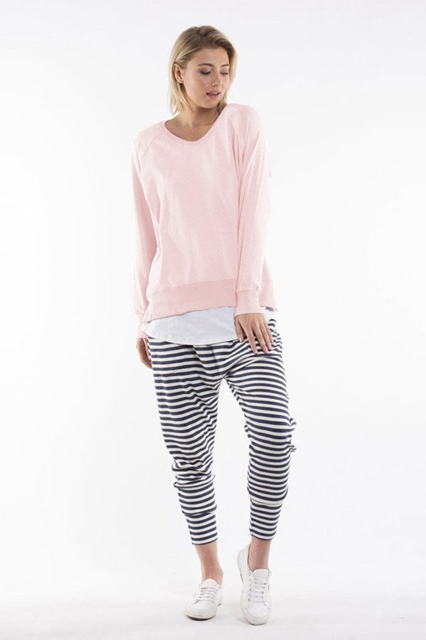 Elm - Fundamental Sydney Crew - Peony Pink | milk + ginger