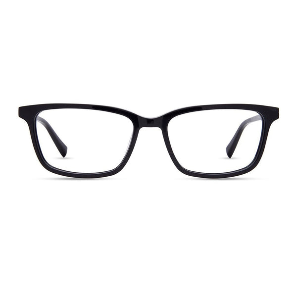 Baxter Blue - Blue Light Glasses - Wells/Gloss Black | milk + ginger