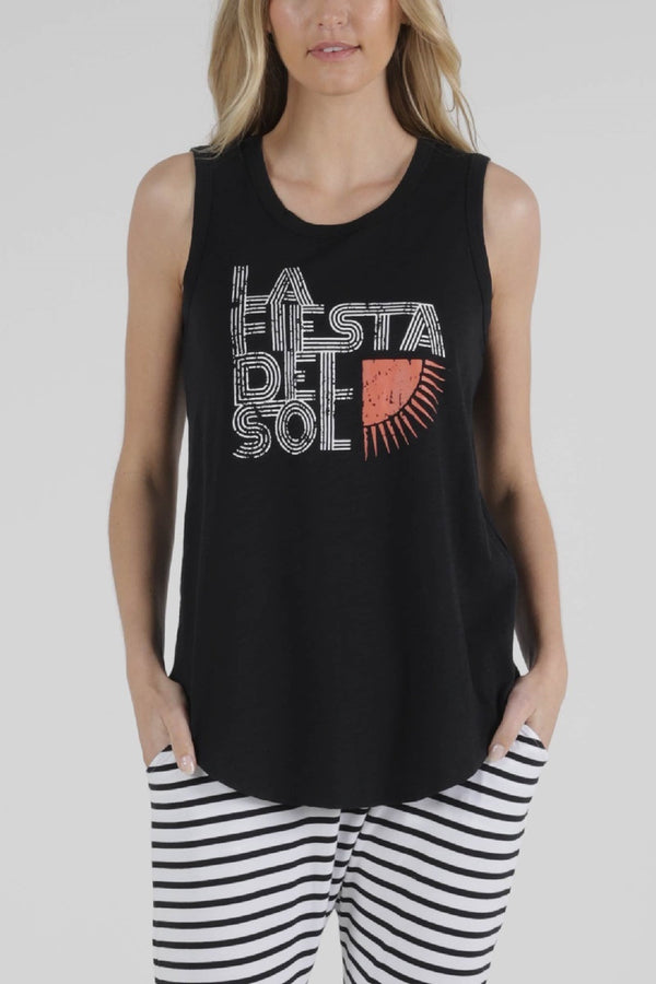 Betty Basics - Keira Tank - Fiesta | milk + ginger