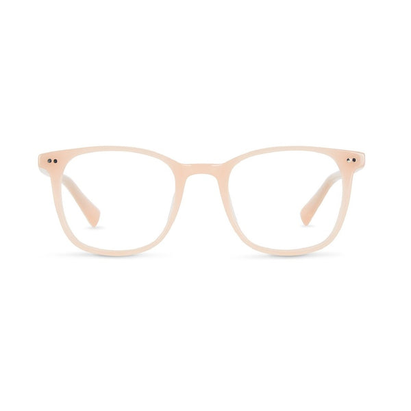 Baxter Blue - Blue Light Glasses - Finch/Blush Pink | milk + ginger
