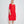 Load image into Gallery viewer, Tirelli - 3/4 Sleeve Diagonal Seam Dress - Red | milk + ginger