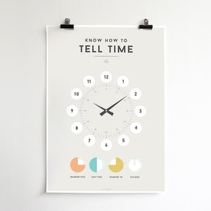 Squared Charts - Tell Time | milk + ginger