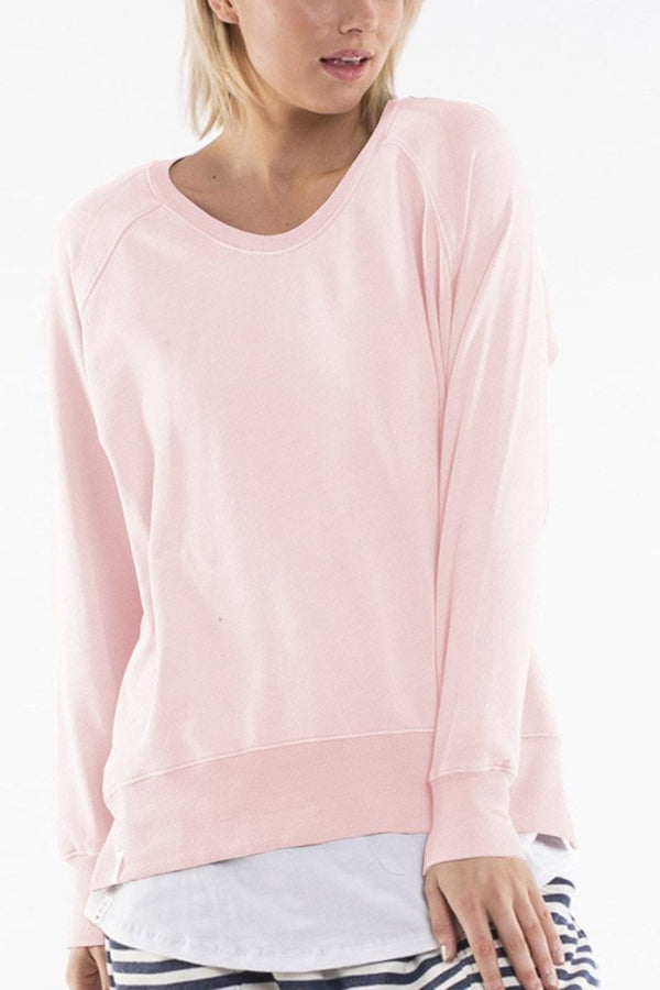 Elm - Fundamental Sydney Crew - Peony Pink | milk + ginger