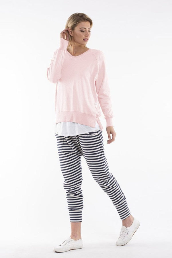 Elm - Fundamental Sydney Crew - Peony Pink | milk + ginger
