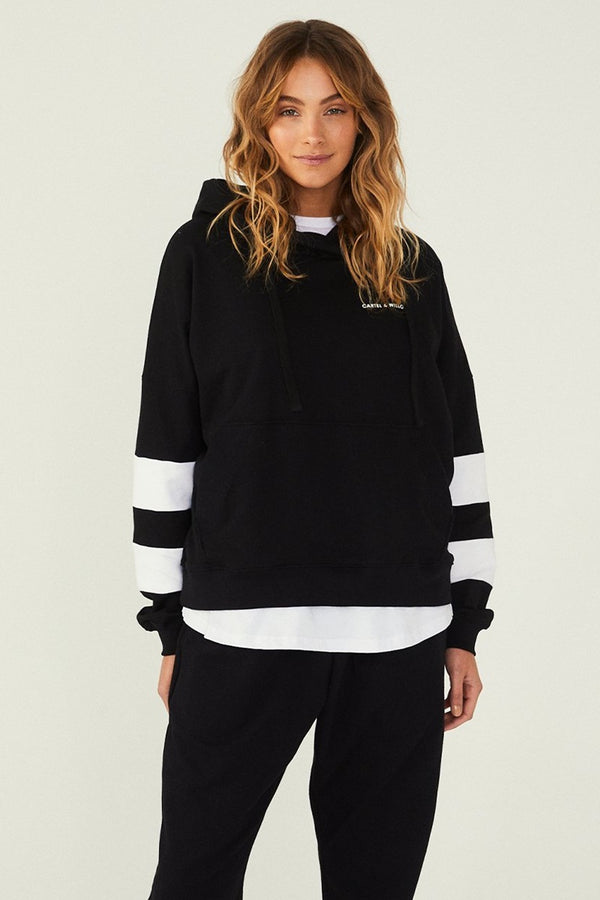 Cartel & Willow - Harriet Hoodie - Black | milk + ginger