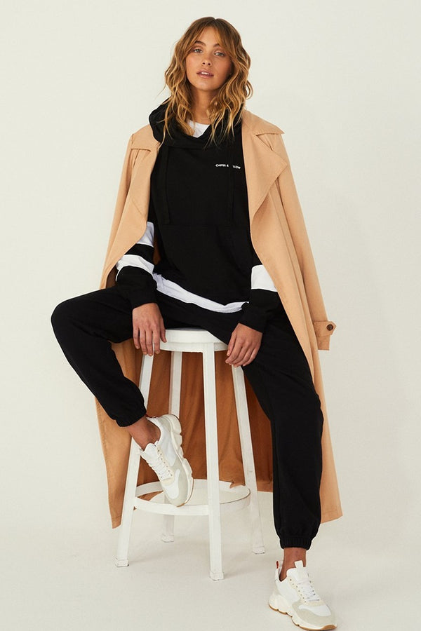 Cartel & Willow - Harriet Hoodie - Black | milk + ginger