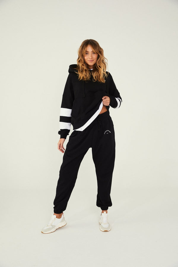 Cartel & Willow - Hattie Track Pant - Black | milk + ginger