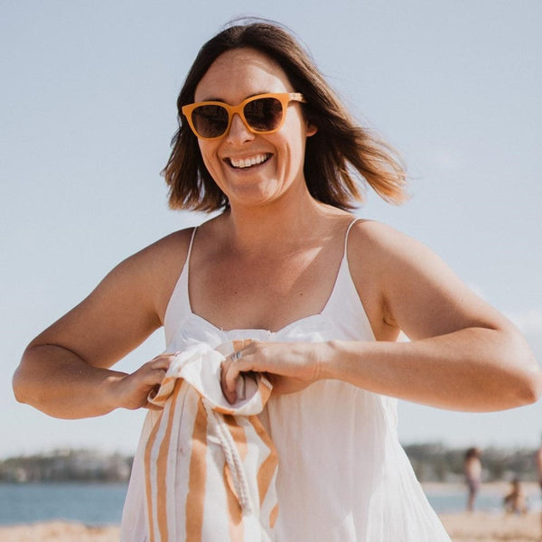 SOEK - Lila Grace Sunglasses- Burnt Orange