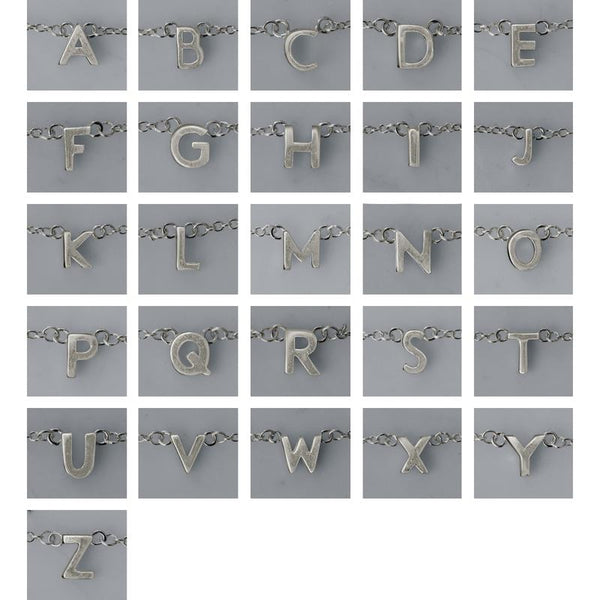 SOPHIE - Little Letter Necklace - Silver | milk + ginger