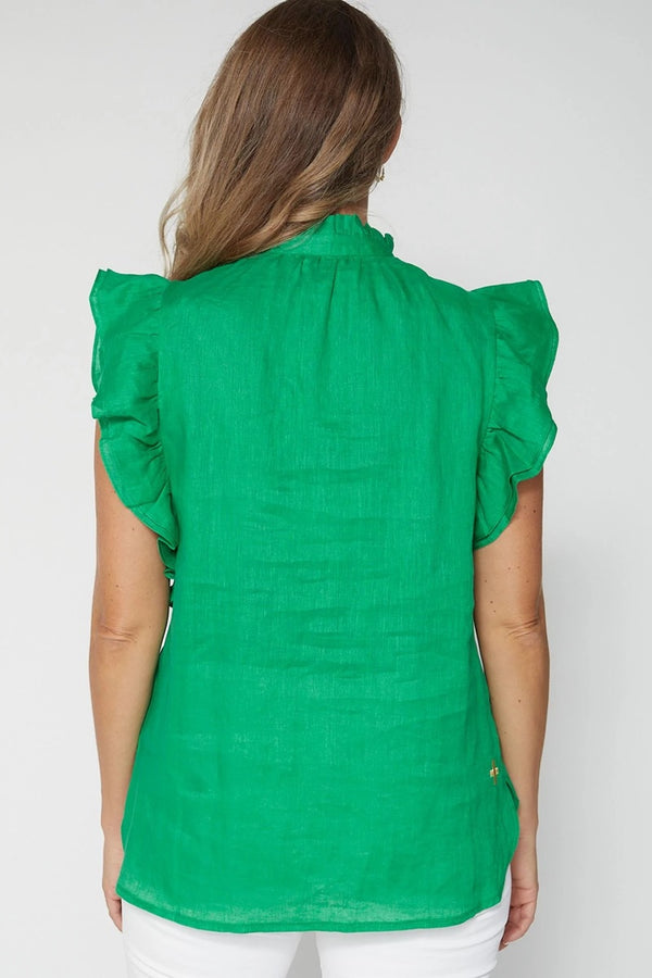 Stella + Gemma - Tulip Top - Green