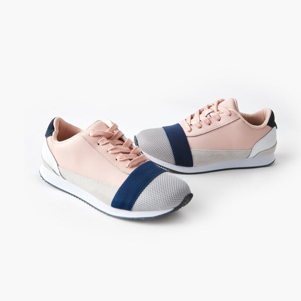 Walnut Melbourne - Sports Luxe Sneaker - Pink Multi | milk + ginger