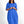 Load image into Gallery viewer, Tirelli - 3/4 Sleeve Diagonal Seam Dress - Cornflower