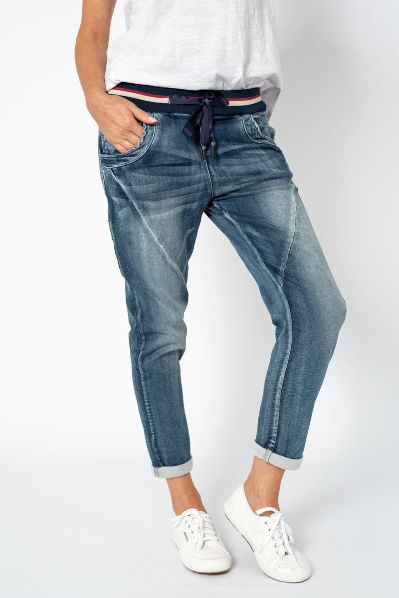 Ralph denim joggers online