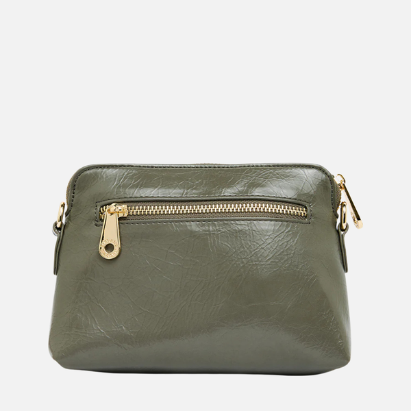Elms + King - Burbank Crossbody Bag - Khaki Crinkle