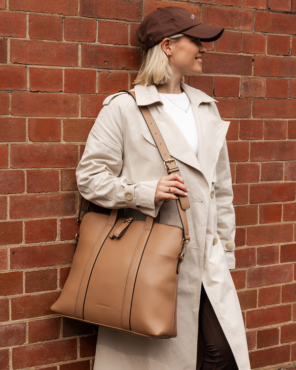 Louenhide - Rhodes Laptop Bag - Latte