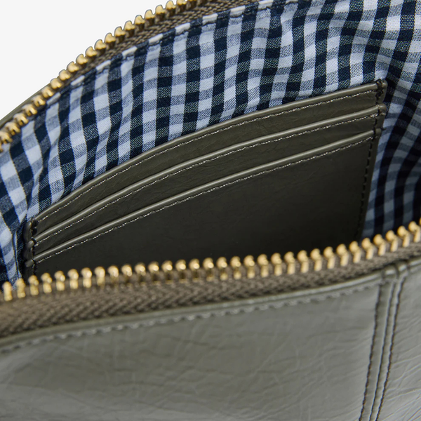 Elms + King - Burbank Crossbody Bag - Khaki Crinkle