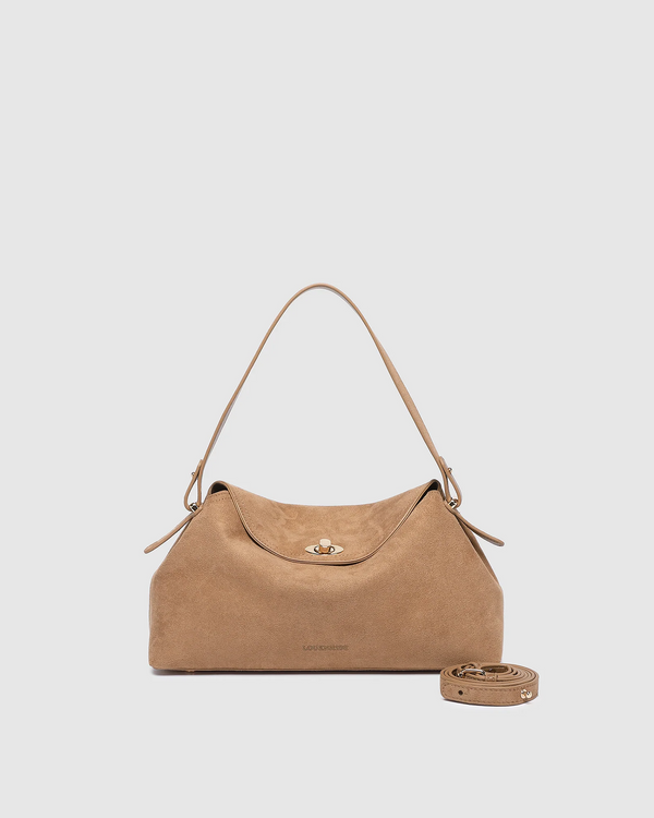 Louenhide - Nicole Suedette Handbag - Honey
