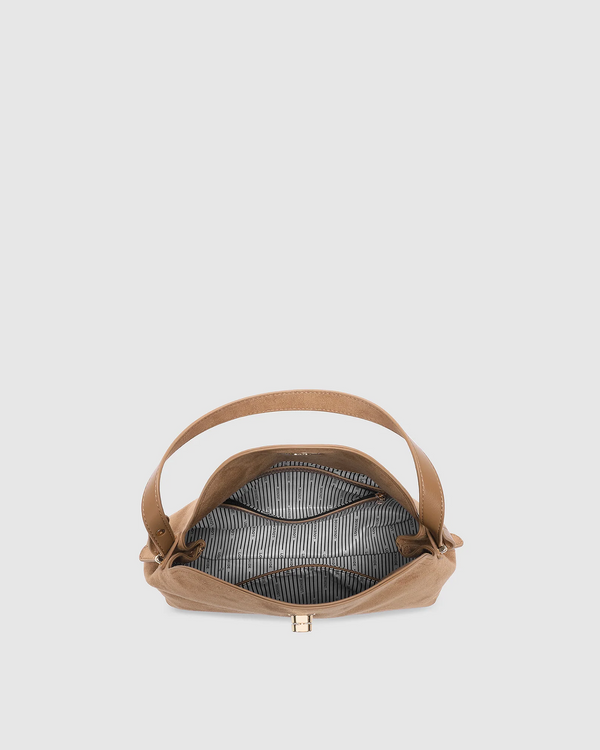 Louenhide - Nicole Suedette Handbag - Honey