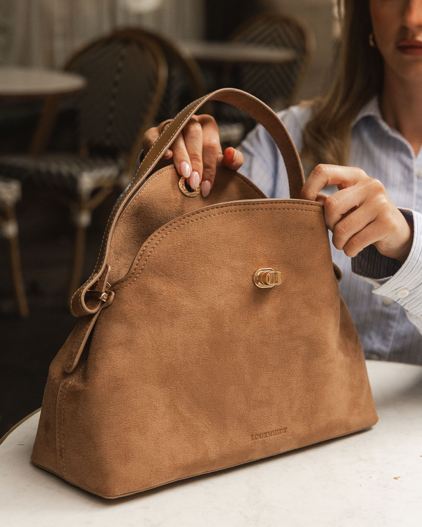Louenhide - Nicole Suedette Handbag - Honey