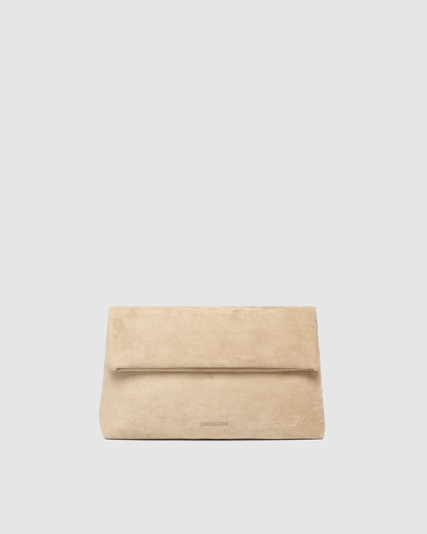 Louenhide - Luka Suedette Clutch -Blonde