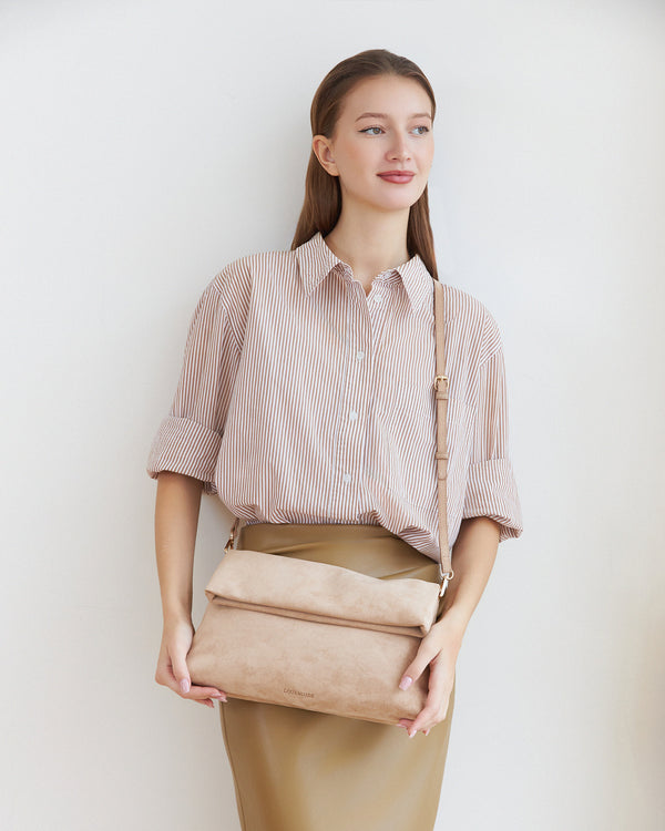 Louenhide - Luka Suedette Clutch -Blonde