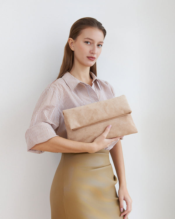 Louenhide - Luka Suedette Clutch -Blonde