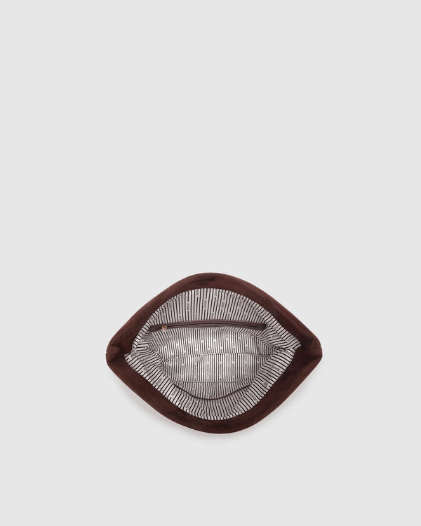 Louenhide - Luka Suedette Clutch - Chocolate