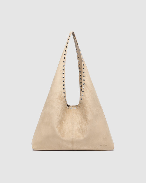 Loenhide - Hailey Suedette Shoulder Bag - Blonde