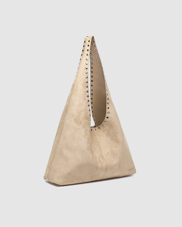Loenhide - Hailey Suedette Shoulder Bag - Blonde