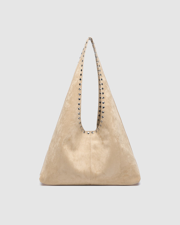 Loenhide - Hailey Suedette Shoulder Bag - Blonde