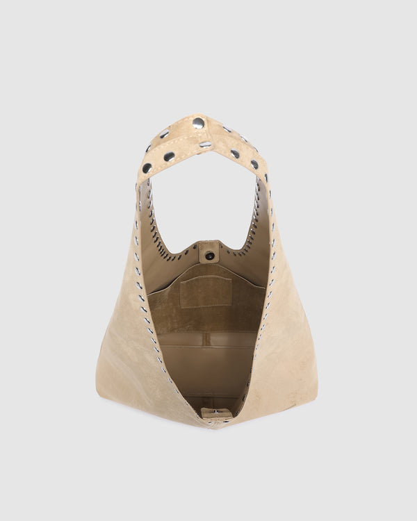 Loenhide - Hailey Suedette Shoulder Bag - Blonde