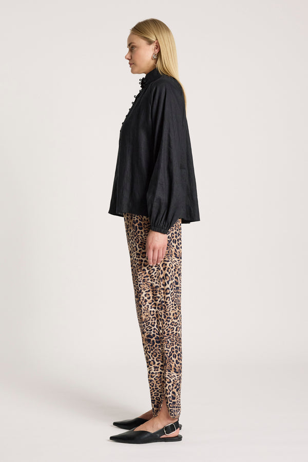 Eb & Ive -Bajau Button Shirt - Black