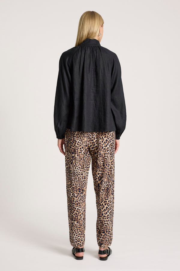 Eb & Ive -Bajau Button Shirt - Black